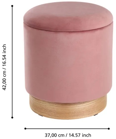 SET 2x taburet Eglo 424031 MASHIKE roz