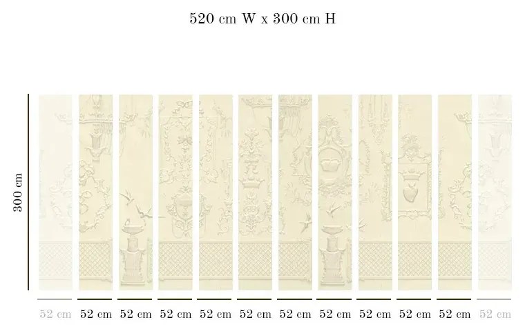 Tapet VLAdiLA Golden Chamber 520 x 300 cm