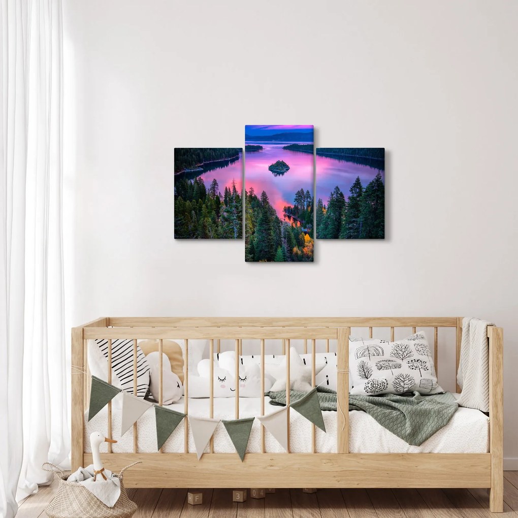 Tablou - Lacul Tahoe, Sierra Nevada, California, SUA (90x60 cm)