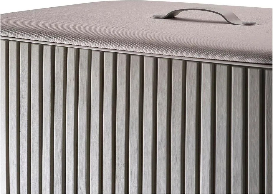 Coș de rufe bej 3x30 l din bambus Tota Trio Luxe – Joseph Joseph