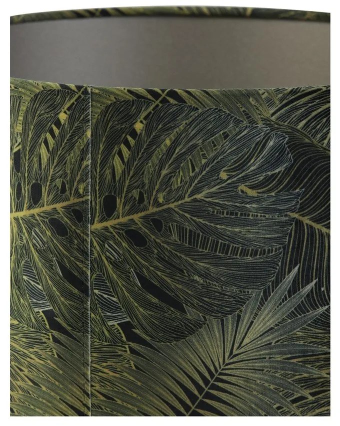 Abajur verde închis ø 30 cm Amazone – Light &amp; Living