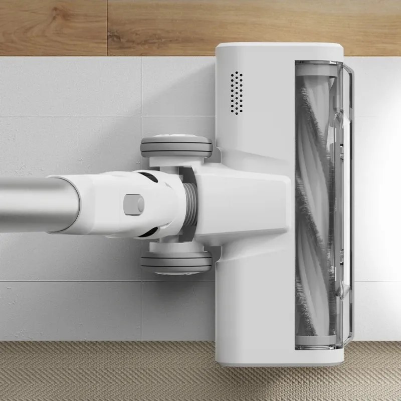 Aspirator vertical Xiaomi Mijia Vacuum Cleaner 4C F205, 170 AW, 400 W, 550 ml, Pana la 75 min, Iluminare LED, Perie antiincurcătura, Alb