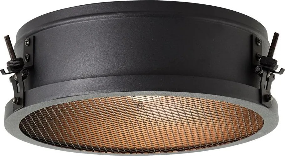 Brilliant - Plafonieră ZOIS 1xE27/28W/230V Ø 30 cm negru