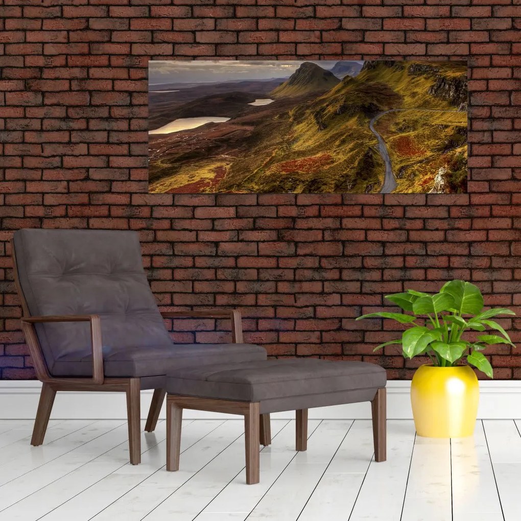 Tablou cu munții din Scoția (120x50 cm)