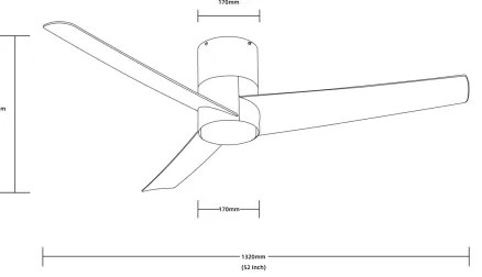 Ventilator LED dimabil Immax NEO 07135-S FRESH LED/18W/230V Wi-Fi Tuya crom + telecomandă