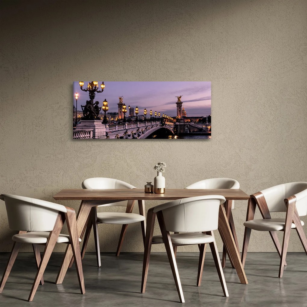 Tablou - Podul lui Alexandru al III.-lea din Paris (120x50 cm)