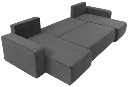 Colțar în formă de U Euston U S (Bej + Negru) (cu sp. depozitare). 1104897