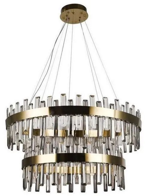 Lustră LED de cristal dimabilă pe cablu LED/190W/230V + telecomandă