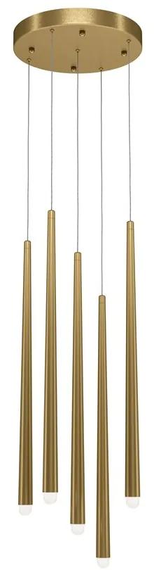 Lustra LED cu 5 pendule stil minimalist modern Cascade alama