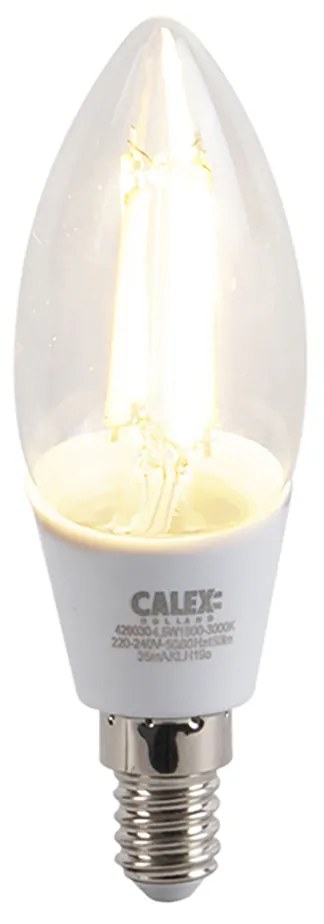 Candelabru inteligent maro ruginiu cu 8 lumini inclusiv Wifi B35 - Giuseppe