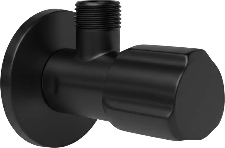 Robinet coltar 02 1 2   x 3 8   negru