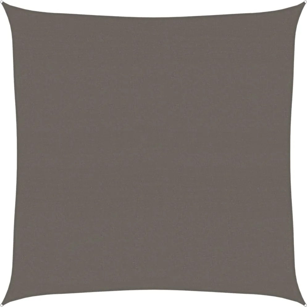 vidaXL Pânză parasolar, antracit, 5 x 5 m, HDPE, 160 g/m²