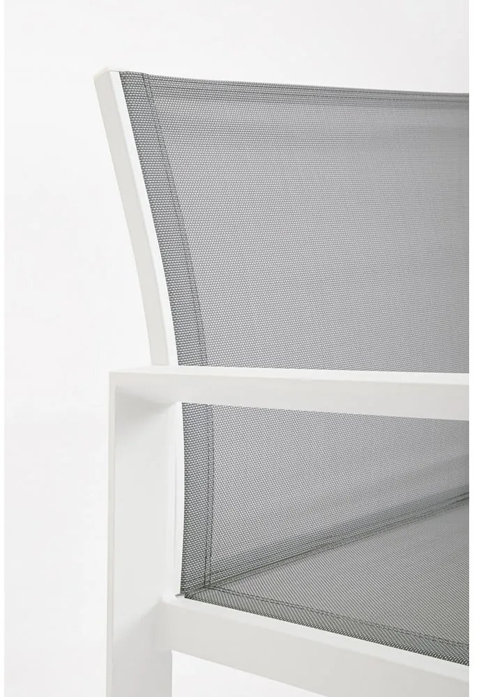 Set mobilier de grădină alb din aluminiu pentru 4 persoane Kallen – Bizzotto