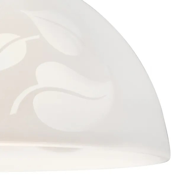 Lustră pe cablu 1xE27/60W/230V frunze