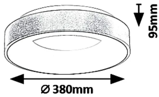 Plafoniera LED camera de zi, sufragerie, dormitor Carmella 5052 RX