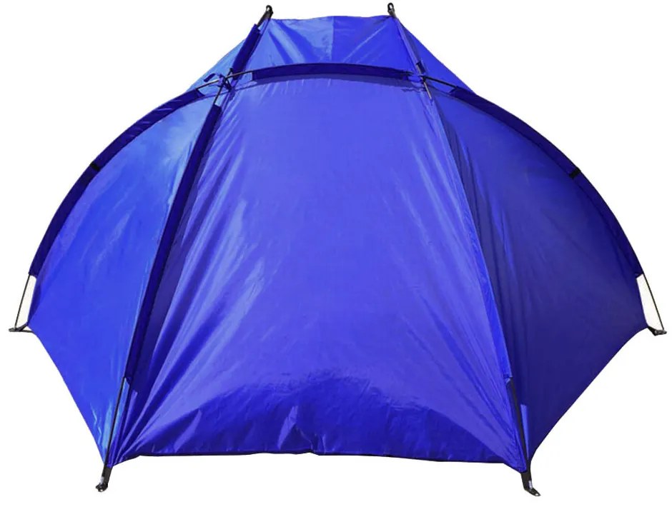 Cort semi-deschis, albastru