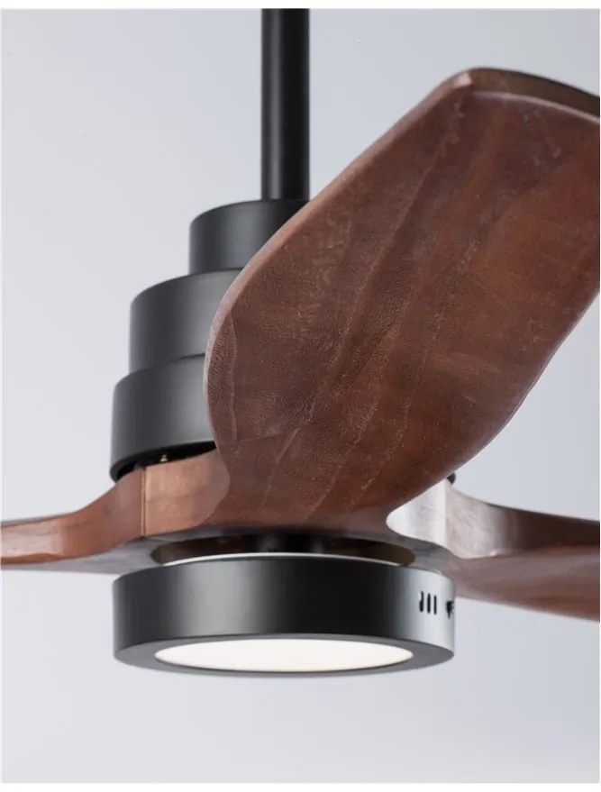 Lustra LED cu ventilator si telecomanda design modern Sabal NVL-5231401