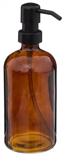 Dozator sapun lichid Sayan, sticla,  7.4 x 9 x H 21 cm, 450 ml