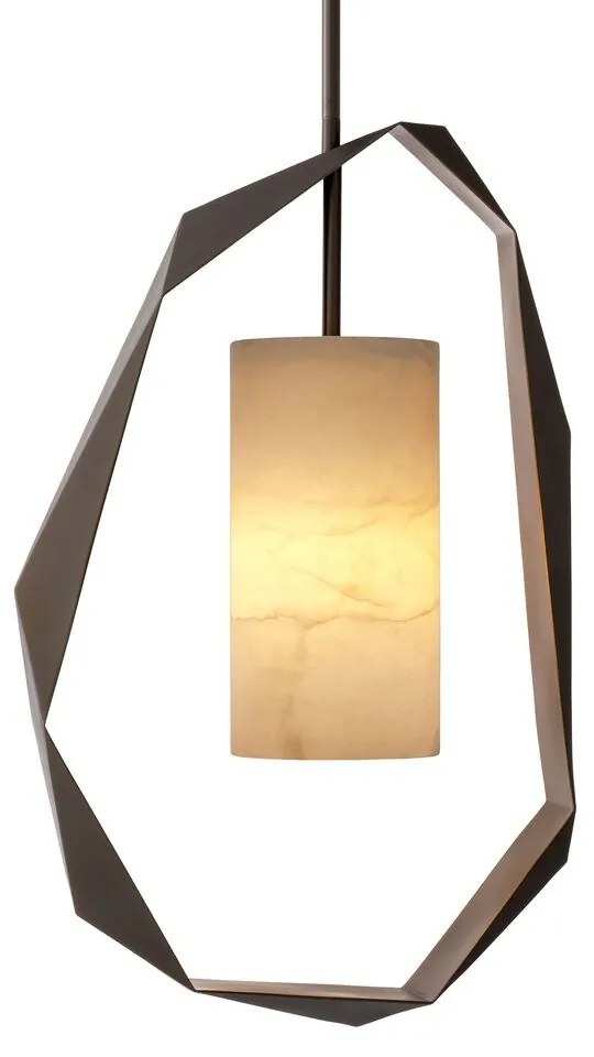 Lustra dimabila suspendata design LUX Santos, gunmetal 115371 HZ