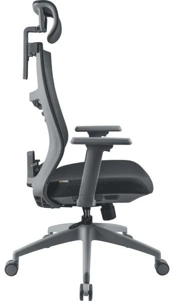 Scaun de birou negru/gri Yenkee