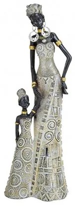 Statueta mama africana 11x7x32 cm