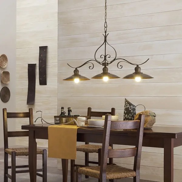 INCANTI 02-759 - Lustră pe lanț LENA 3xE27/42W/230V