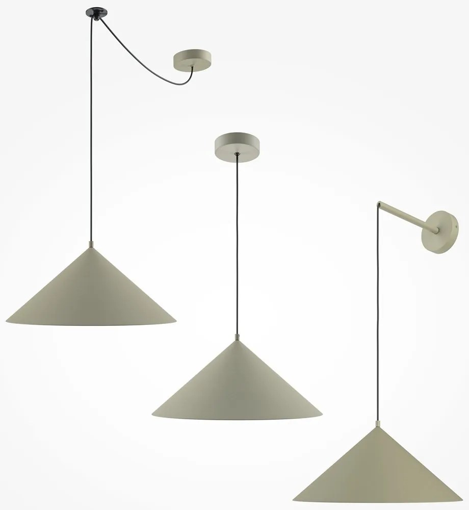 Lustra/Pendul metalic Basic D-35cm gri