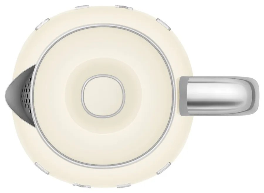 Ceainic electric crem din oțel inoxidabil 800 ml Retro Style – SMEG