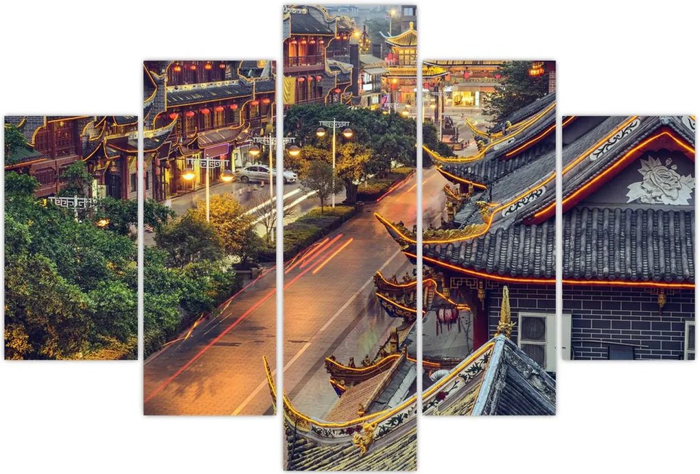 Tablou - Qintai Road, Chengdu, China (150x105 cm)