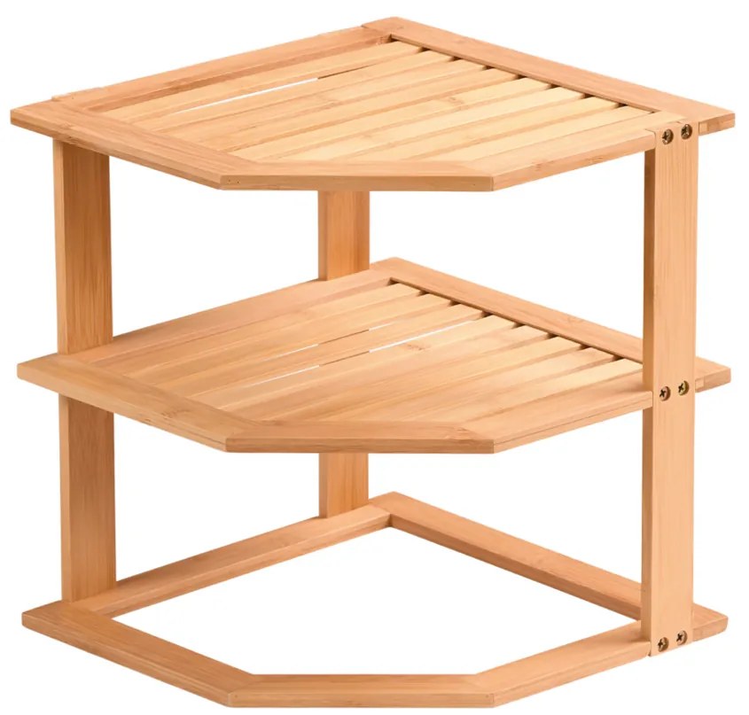 Kesper 58804 Raft de colț pentru bucătărie, 25 x27 x 25 cm