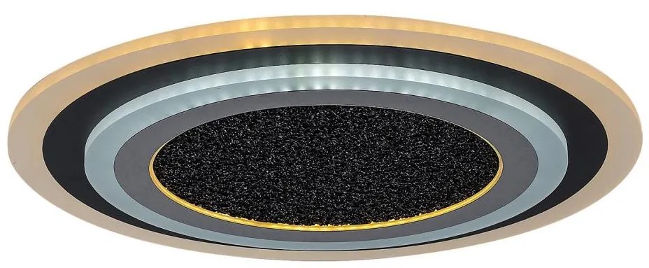 Rabalux 71316 - Plafonieră LED TANELI, dimabilă, 56W/230V, 3000/4000/6000K, neagră + telecomandă