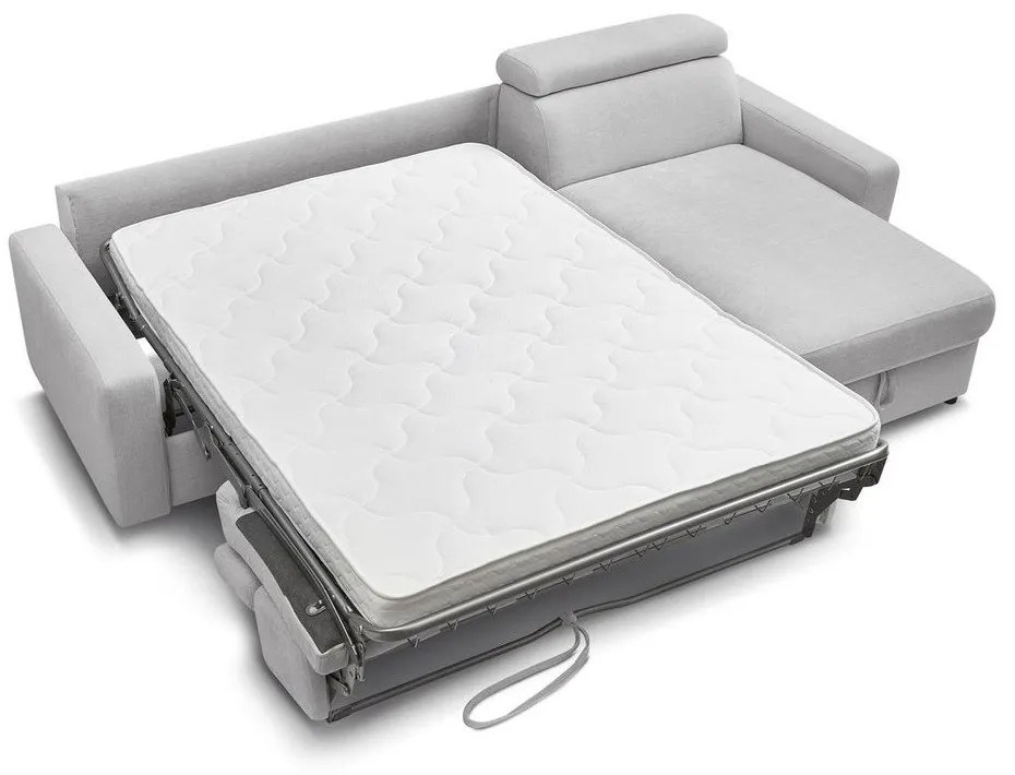 Colțar gri deschis extensibil (cu colț variabil) Monaco – Bobochic Paris