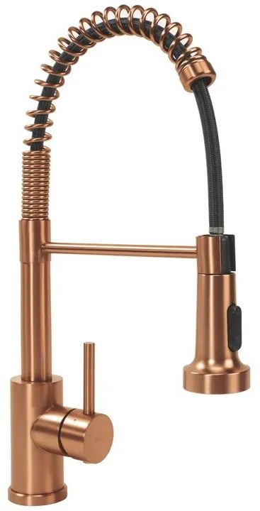 Baterie de bucatarie REA Colin cupru periat