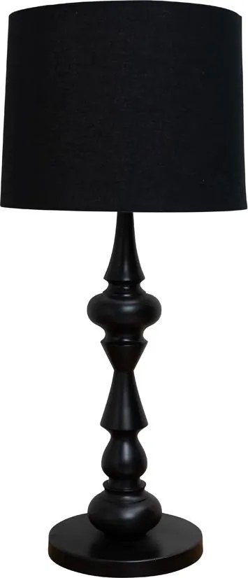 Lampa de masa, cu abajur din bumbac, Fusilli