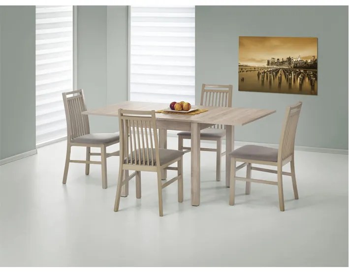 Masa extensibila Gracjan stejar sonoma - L 80-160 x l 80 x h 76 cm