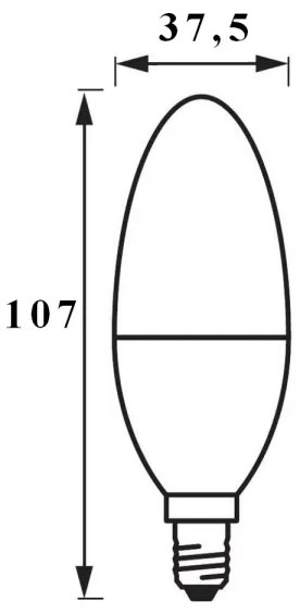 SET 3x Bec de iluminat cu LED SMART + E14/ 5W/230V 2700K - Ledvance