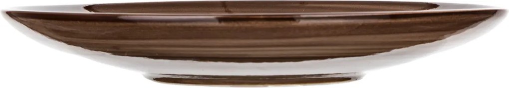 Set de 6 farfurii întinse Banquet Palas 27 cm,maro