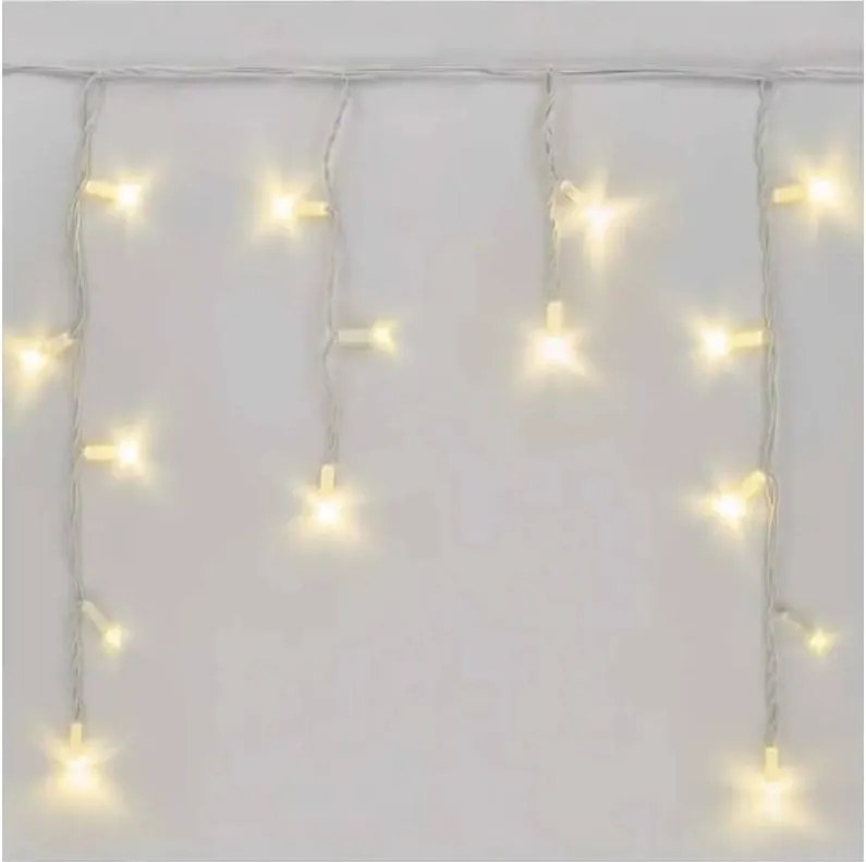 Ghirlandă LED de exterior 50xLED/3x0,4m IP44 alb cald