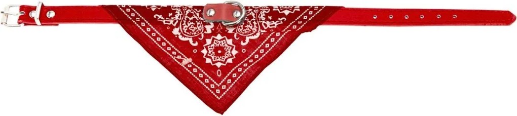 Zgardă cu eșarfă pentru câini, Koopman, 37 cm, culoarea roșu