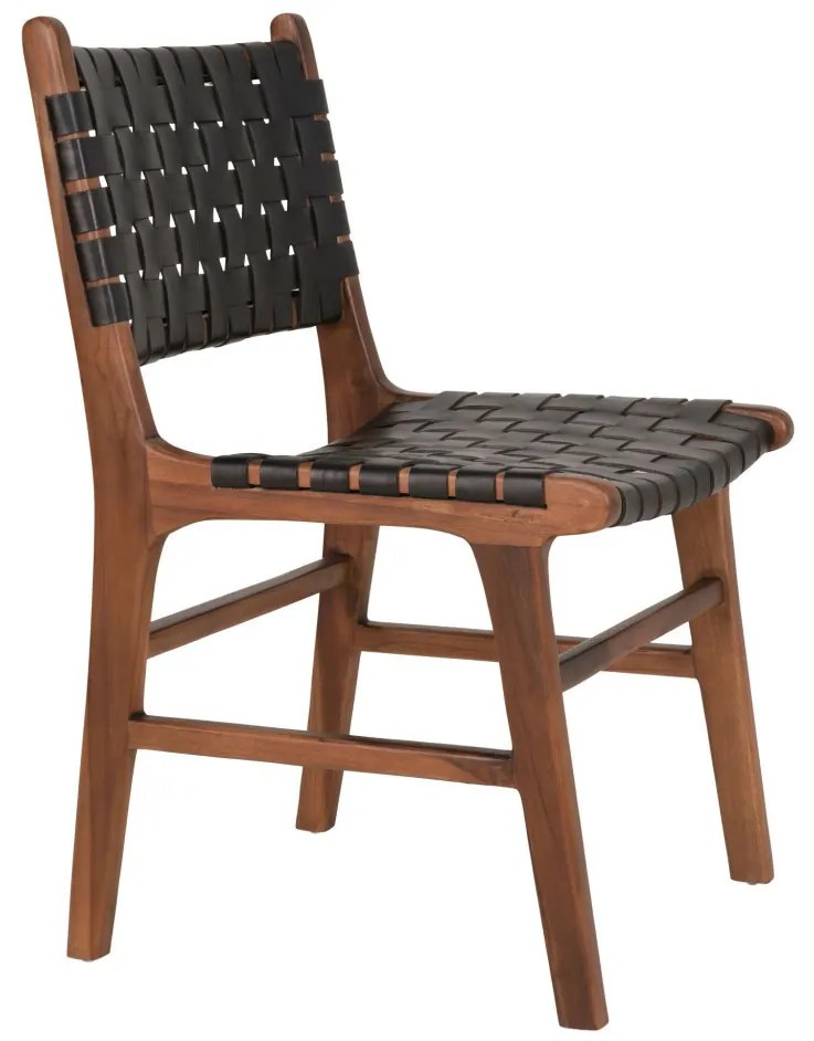 Scaun Perugia din lemn negru