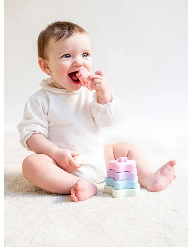 Saro Rainbow Stackable Teethers