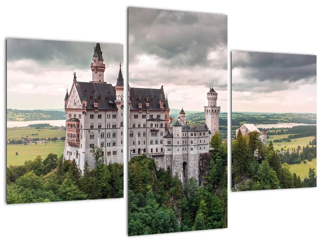 Tablou - Castelul pe stânci (90x60 cm)