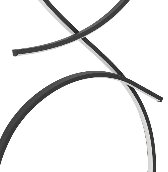 Lampadar LED Eglo 901271 SERPINS LED/20W/230V 3000K negru