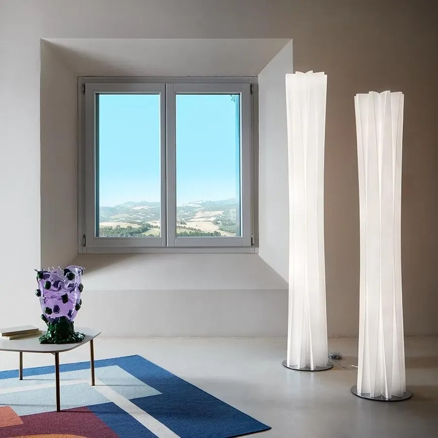 Lampadar design Art Deco realizat manual Bach XXL White