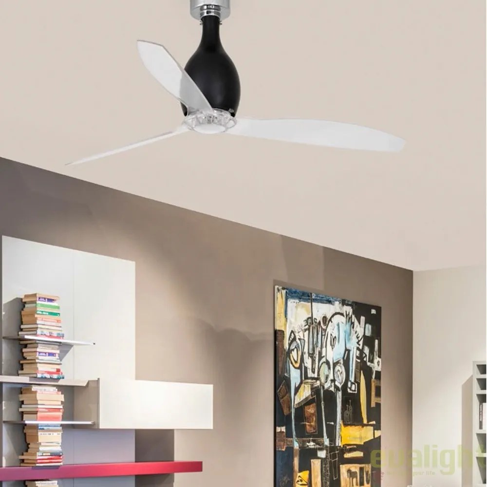 Ventilator cu telecomanda ETERFAN MINI negru mat 32027