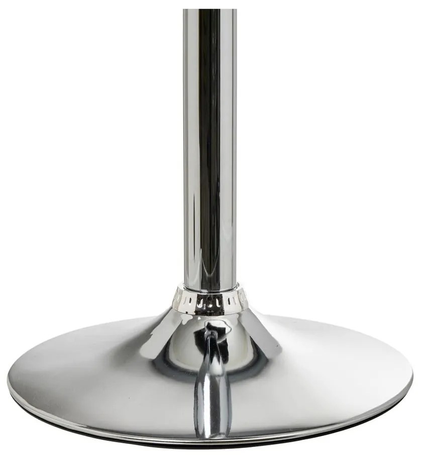 Set de scaune de bar negru cu înălțime ajustabilă 2 buc. tapițat (înălțime șezut 63 cm) – Casa Selección