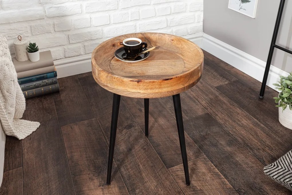 Masuta stil retro Pure Nature Mango 35cm A-39669 VC