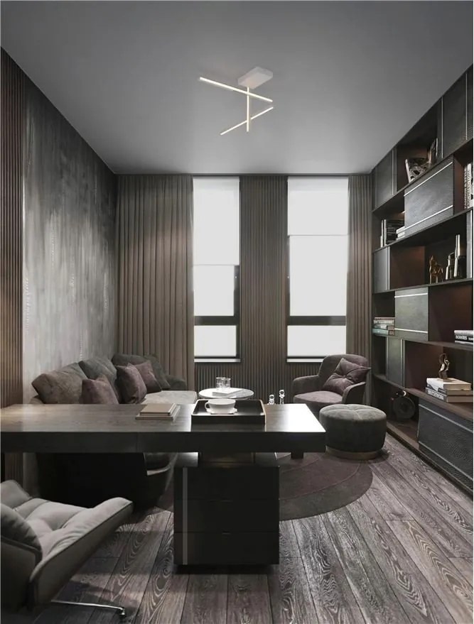 Plafoniera LED stil modern minimalist ANTAMA alb