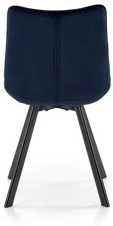 Set 4 scaune K332 velvet bleumarin