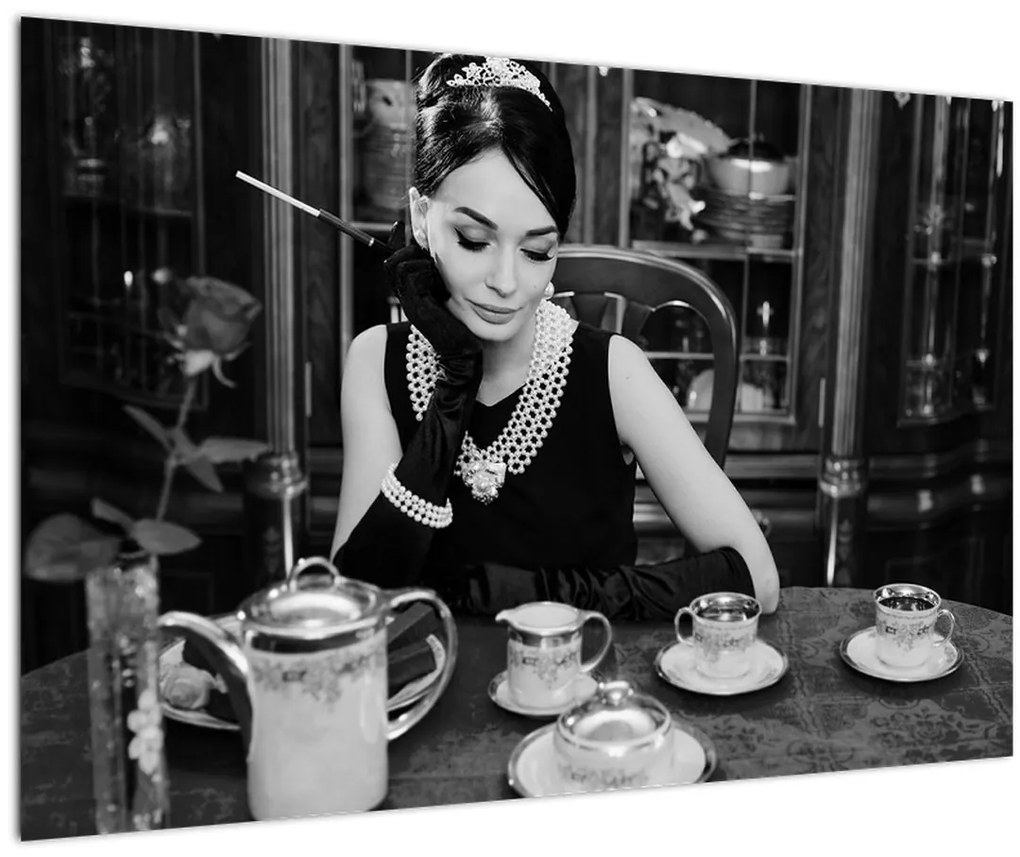 Tablou cu femeie (90x60 cm)